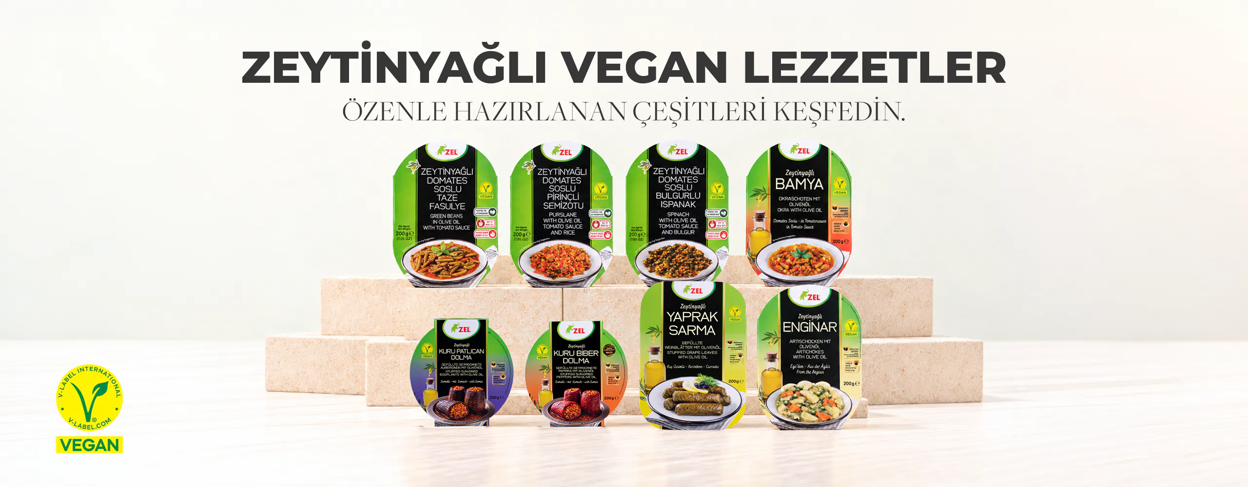 Zeytinyağlı vegan lezzetler: özenle hazırlanan çeşitleri keşfedin. Zel zeytinyağlı taze fasulye, semizotu, ıspanak, bamya, kuru patlıcan ve kuru biber dolması, yaprak sarma ve enginar