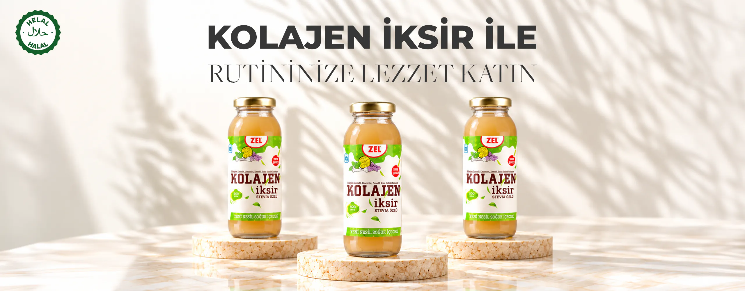 Kolajen İksir ile rutininize lezzet katın: stevia özlü, yeni nesil soğuk içecek Zel Kolajen İksir