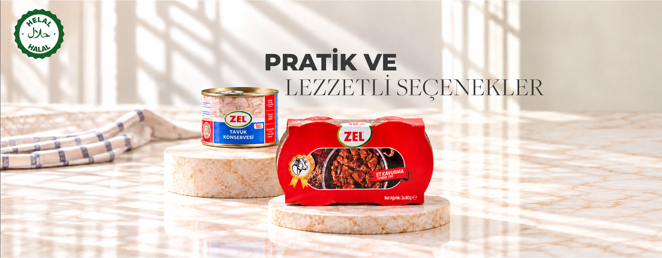 Pratik ve lezzetli seçenekler: Zel tavuk konservesi ve tandır tipi et kavurma