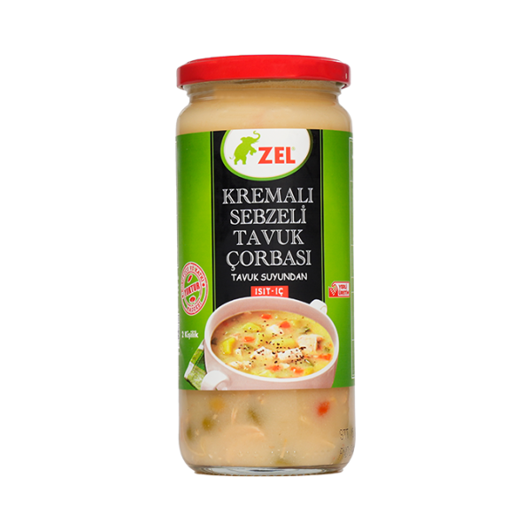 Kremalı Sebzeli Tavuk Çorbası (8x480ml)
