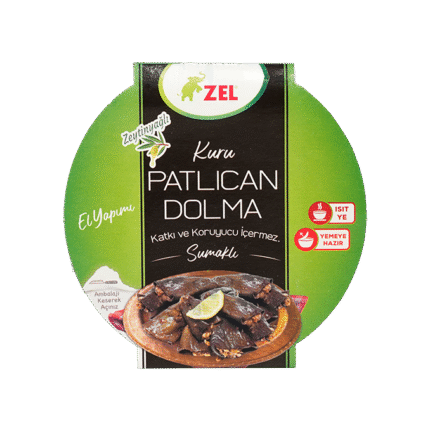 Zeytinyağlı Sumaklı Kuru Patlıcan Dolması