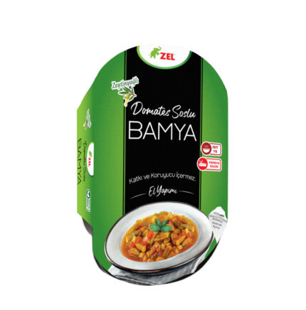 Zeytinyağlı Domates Soslu Bamya