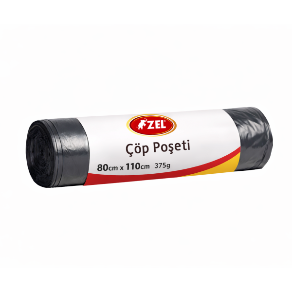 Zel Çöp Poşeti Siyah 375 GR